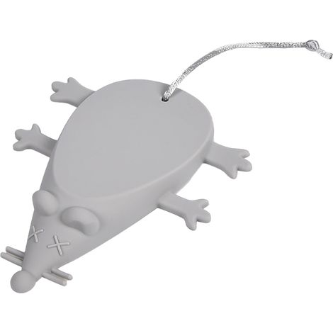 Butée de porte en silicone en forme de souris Pour la maison le jardin le bureau Gris (1/4)