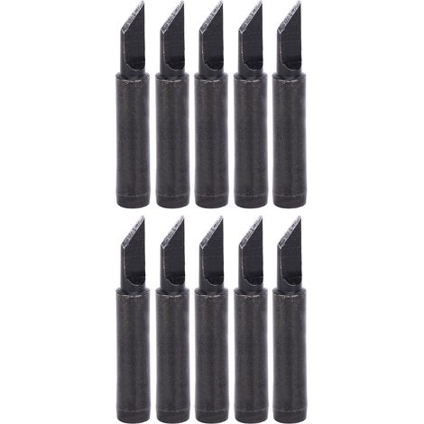10 Pièces Pointes de Soudure Noires à Chauffage Interne pour Fer à Souder 936/937/938, Accessoires 900MT1.5K (1/5)