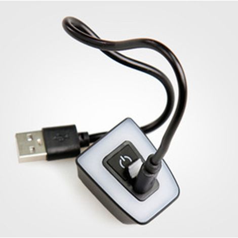 Wiederaufladbares USB-Fahrradrücklicht für Mountainbiker, Sicherheits- und Signalbeleuchtung, Ausrüstung für nächtliches Mountainbiken (1/5)