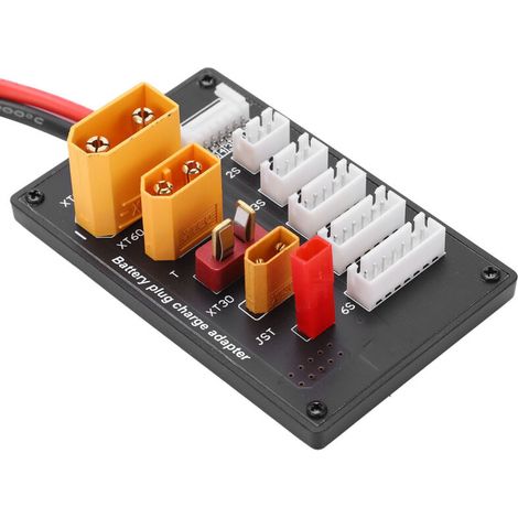 Jeffergarden Carte de charge parallèle XT60 pour batteries LiPo, chargeur 2S-6S, adaptateur équilibré (1/5)