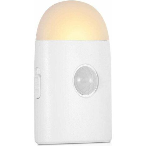 LED Night Light with Motion Detector, (1 piece) USB Rechargeable Night Light, Light Sensor Night Light, Closet Light