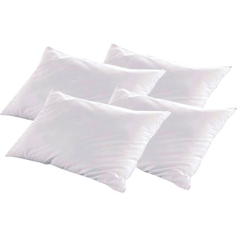 BELLECOUR LITERIE Lot de 4 oreillers 40x60 cm LUXOTEL Fibres creuses (1/3)