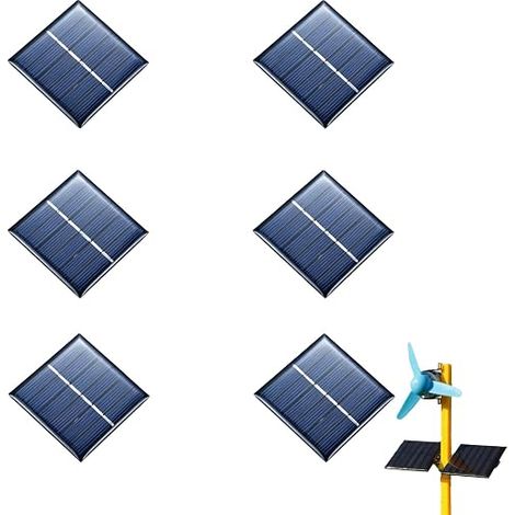 Solar Panels 1.5V 0.65W 60x80mm DIY Projects, Science Toys, Battery Chargers Portable Power Kits Renewable Energy (1/5)