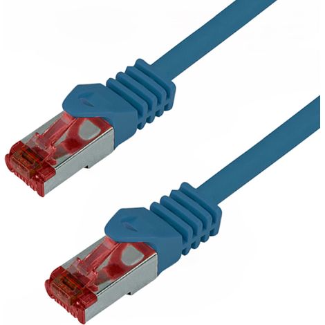 Cavo patch LogiLink Professional PrimeLine Cat.6, S/FTP, 1,5 m, blu - Cavo Ethernet di alta qualità per 10/100/1000 e 10G-Base T (1/5)