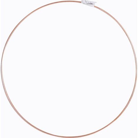 Graine Créative - Armature abat-jour cercle cuivré Diamètre 35 cm