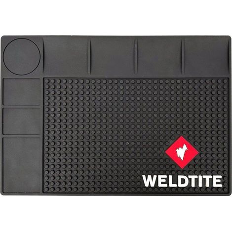 Alfombra almacenamiento herramientas weldtite negro 33 5 por 23 5 cm
