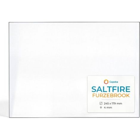 Vitre Saltfire FURZEBROOK - Verre Rectangle pour poêle à bois - 245 x 179 mm (L1 x H1) - 4 mm (1/5)
