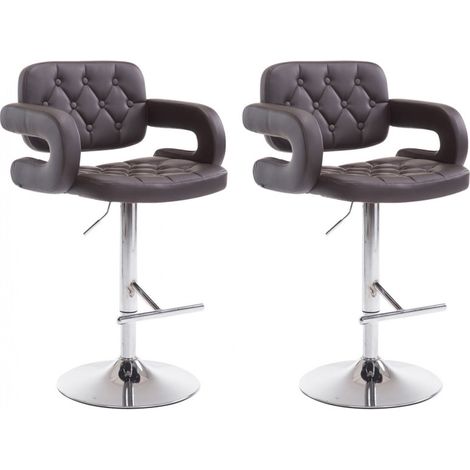 2er Set Barhocker Dublin braun (1/5)