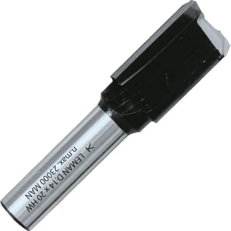 Mèche à rainer droite DEF.40.68 Q 8mm D 22mm - LEMAN - 408.722.00