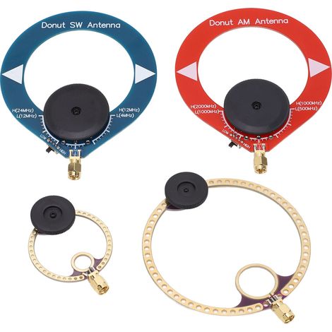 Antenne Boucle AM SW 4 Pièces pour Radio, Récepteur UHF VHF Portable, Antenne Radio AM FM (1/5)