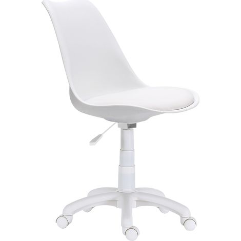 Chaise d'étude pivotante Lina Blanco.