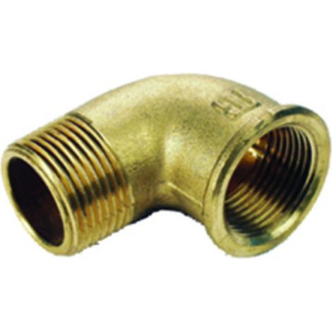 GOMITO MASCHIO/FEMMINA OTTONE GIALLO - 3/4 x 3/4