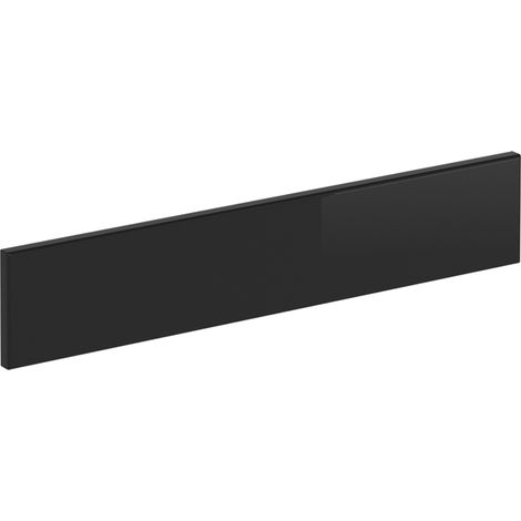 Frente de cocina R-Line, Negro brillo intenso, 59.6 x 11.2 cm frente de mueble para mueble de integración de horno, Vicco (1/5)