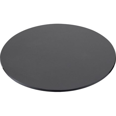 Piano tavolo rotondo truciolare antracite satinato 90x90x3.8H