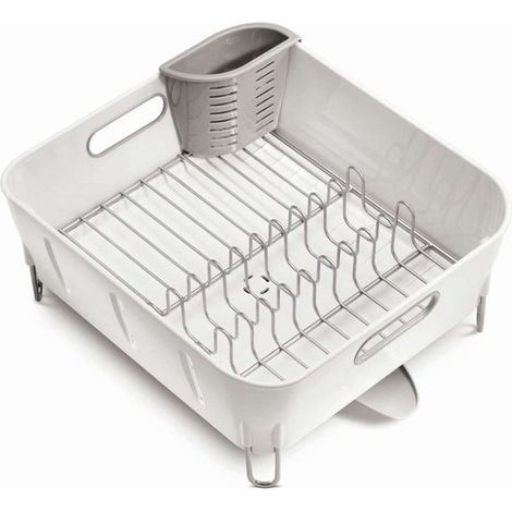 Simplehuman Accesorios de cocina - Escurreplatos 370x326x172 mm, blanco KT1104