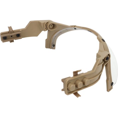 Masque de protection ajustable pour casque militaire MICH PC, visière transparente pour tir sportif et cyclisme (1/5)
