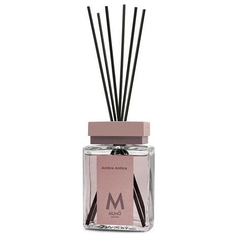 Muhà Luxe Perfume Diffusore Ambiente con Bastoncini Ambra Antica 500 Ml (1/2)