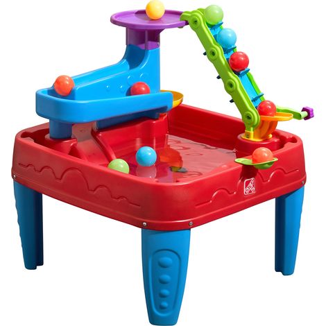 STEP2 Discovery Ball Wasserspieltisch mit Bällen Wassertisch mit 13-teiligem Zubehörset Garten Wasser Spieltisch für Kinder oder Indoor Bälle Tisch (1/5)