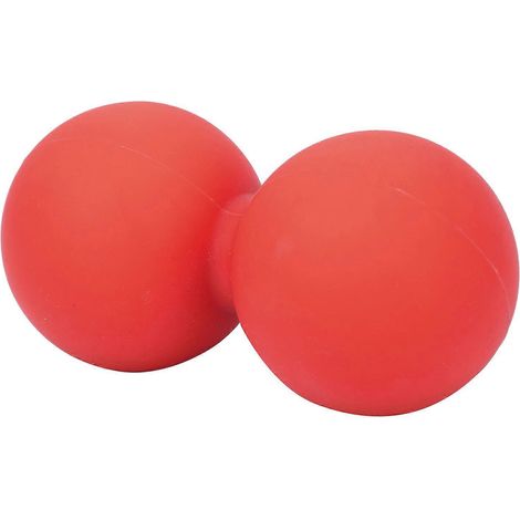 Balle de massage en gel de silice rouge pour exercices, yoga, fitness et bien-être. Idéale pour soulager la douleur. (1/5)