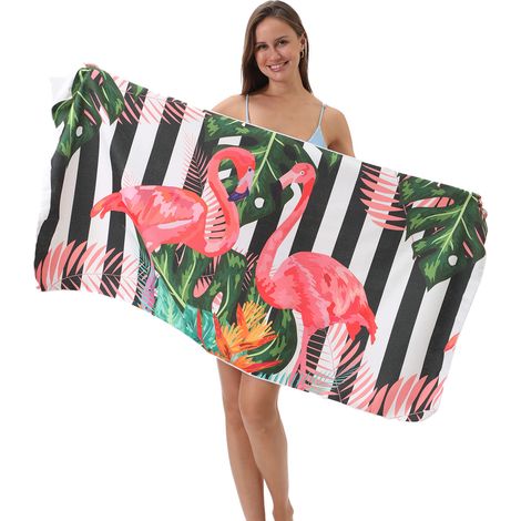 Strandtuch, ultrafeines, saugfähiges Strandtuch aus Fasern, bedrucktes Handtuch, Strandmatte