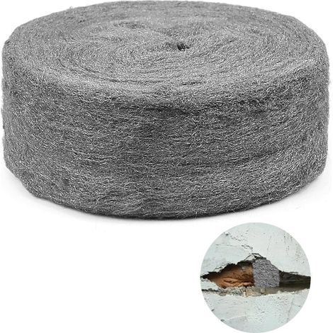 Laine d'Acier 10 m Contre Souris, Rats et Rongeurs - Pour Trous et Fissures de Mur, Grille de Ventilation, Garage et Jardin (1/5)
