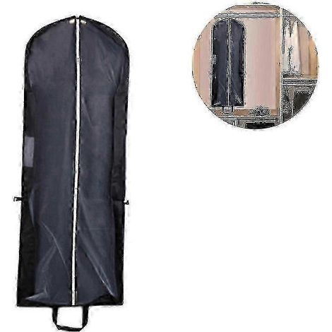 Housse à vêtements pour robes de mariée longues. 180 cm. pliable et portable. (1/4)
