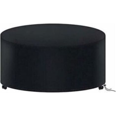 Pair Housse de table de jardin ronde 180 x 90 cm, housse de mobilier de jardin imperméable, housse de table d'extérieur ronde Oxford 210D (1/3)