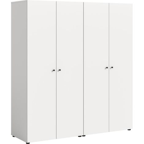 Darwin armoire de rangement 4 portes blanches. (1/5)