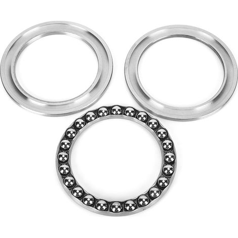 Butée à billes, pièces industrielles, cage estampée, faible bruit, joint 2RS, étanche à la poussière 51114 (1/5)