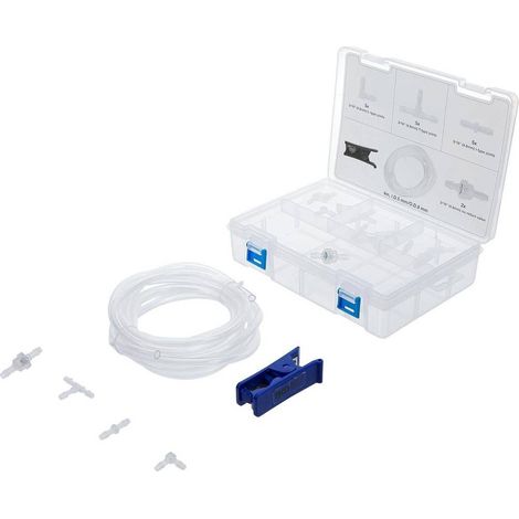 Kit de Réparation Tuyau d'Eau Essuie-Glace 19 pcs - Réparation Facile et Rapide, Caoutchouc, Pro - D-Work (1/5)