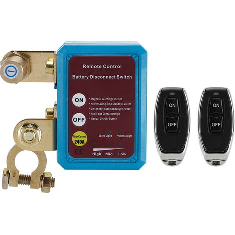Irovami Coupe-batterie 12/24V – Anti-fuite, détection précise – Idéal pour voiture, sécurité, batterie (1/5)