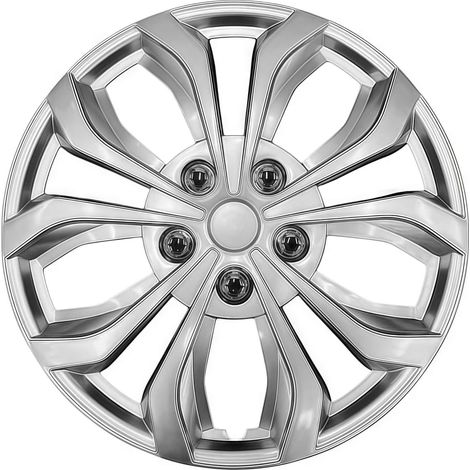 Radkappen 4er-Set für Stahlfelgen, universell, Snap-On, Silber 16 Zoll (1/5)