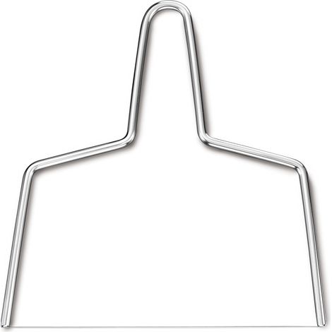 1 Couteau à fromage, Lame inox 24 cm, Archet fil, Cuisine