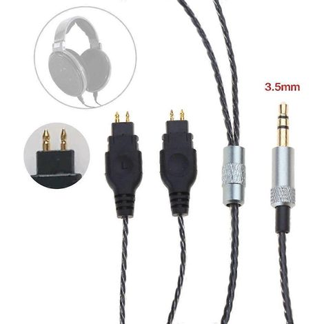Câble pour casque audio HD580, HD650, HD600, HD58X, HD565, HD660S et HD6XX - Matériau PVC (1/4)