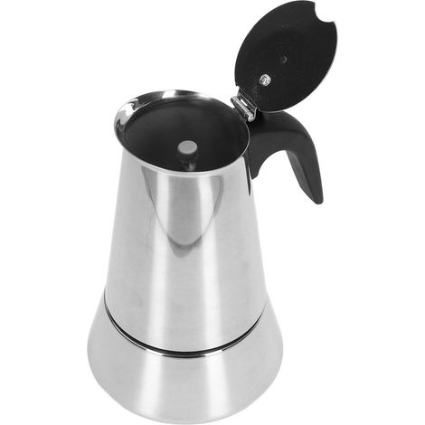 Cafetière Italienne Moka Inox 304 Grade Alimentaire pour Maison Bureau Voyage - Modèle Ventru 300ML N°6 (1/5)
