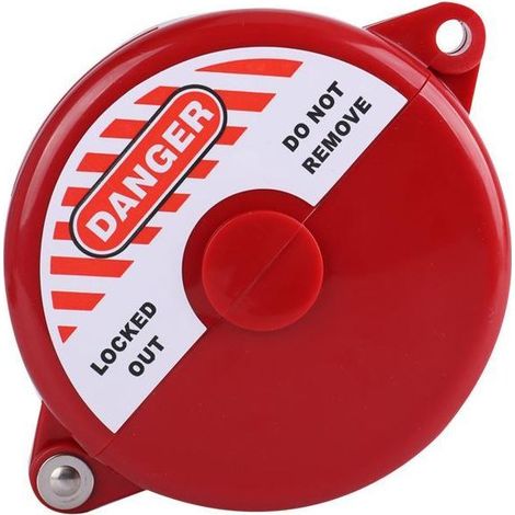 Dispositif verrouillage vanne guillotine – plastique – extérieur – protection tuyau eau – usage professionnel / industriel (1/5)