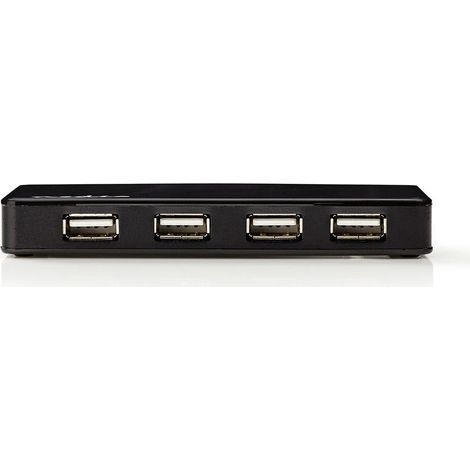 Nedis USB-Hub / USB-A Male / USB-A Female / 7-Port port(s) / USB 2.0 / Netzstromversorgung / Stromversorgung über USB / 7x USB (1/5)