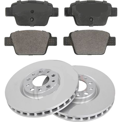 KIT FRENI POSTERIORI compatibile con Alfa Romeo MITO - DISCHI + PASTIGLIE OEM: FDB1469 / DDF1741 /SOSTITUZIONE DIRETTA/BASSA POLVERE/SILENZIOSO (1/5)