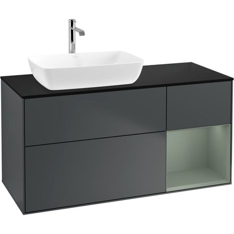 Villeroy & Boch F812GMHG Meuble sous-lavabo Finion F81 (1/2)