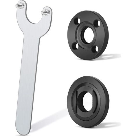 Angle Grinder Wrench Metal Locking Key Compatible Milwaukee Ma-kita 193465-4 Bo-sch Black & Decker Ryobi 4.5"5" 5/8-11 (1/5)