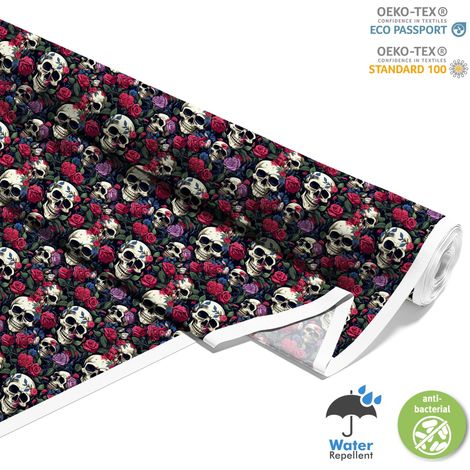TESSUTI DECORATIVI PER ESTERNI OXFORD - Motivo Teschio I DX4456 (1/5)