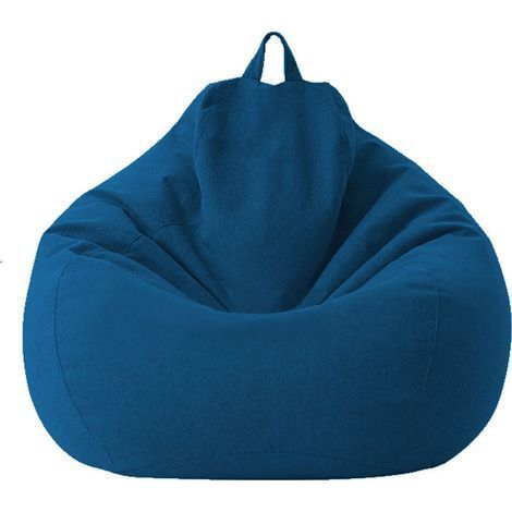 TAISHENGDA-Sac de pouf en lin de coton – Housse amovible pour fauteuil et canapé – Conception ergonomique – 70x80cm – Confort intérieur et extérieur (1/5)