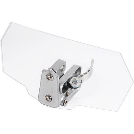 Universell verstellbarer Windabweiser für Motorräder