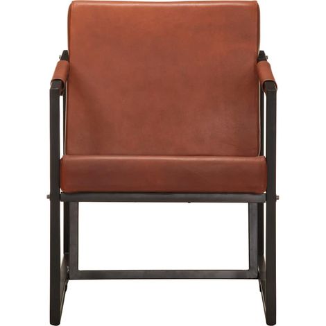Maison Exclusive - Sessel Braun Echtleder (1/5)