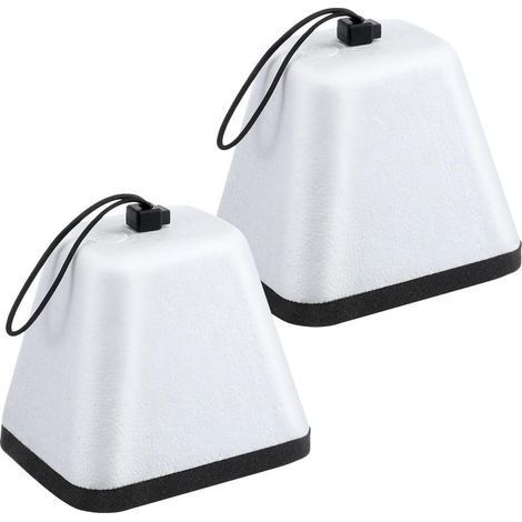 Lot de 2 couvercles de robinet d'extérieur pour l'hiver - En mousse extérieure - Protège votre robinet extérieur - Capuchon de protection isolé - Housse de protection contre le gel -Mousse 2P (1/5)