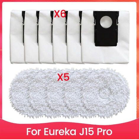 BARKBUSTERS Lot de 11 sacs à poussière et lingettes pour aspirateur Eureka J15 Pro, grande capacité, de rechange pour spa (1/5)