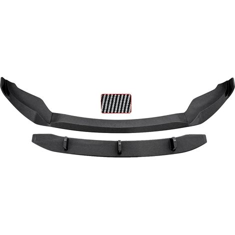 Spoiler delantero, fácil instalación, compatible con SUV de lujo básicos de 2014 a 2018, labio delantero de fibra de carbono. (1/2)