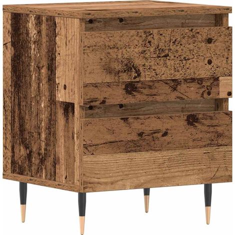 Maison Exclusive - Armario de Noche con cajón Madera vieja 40 x 3