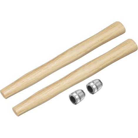 Maillet En Bois 11.6" Manches De Remplacement En Bois Pour Maillet Avec Cales Rondes Pour 1lb Tête Ronde Octogonale Charpente Menuiserie Construction Bricolage Outil Maillet Hache (1/5)