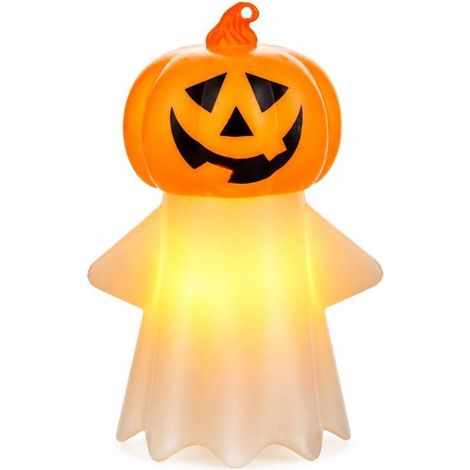 Décoration citrouille lumineuse avec bougies LED, accessoires de décoration d'Halloween, effets de bougies lumineuses, décorations d'Halloween (1/5)